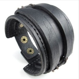 Pulsera De Cuero De Titanio De Calidad Confiable Y Colores Delicados De Fabricación Experta