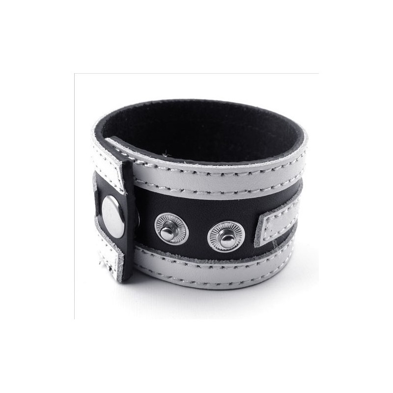 Pulsera De Cuero De Titanio De Calidad Confiable Y Colores Delicados De Fabricación Experta