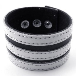 Pulsera De Cuero De Titanio De Calidad Confiable Y Colores Delicados De Fabricación Experta