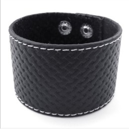 Pulsera De Cuero De Titanio De Calidad Confiable Y Colores Delicados De Fabricación Experta