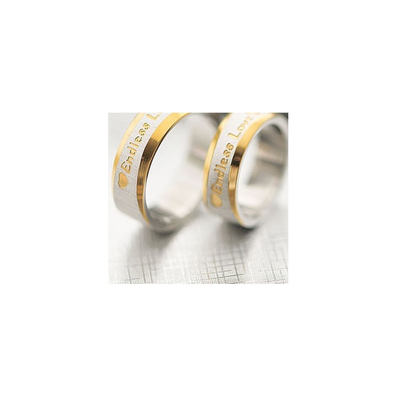 Anillo De Titanio De Amor Infinito Anillo De Titanio De Amor Infinito