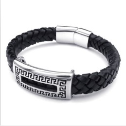 Pulsera De Cuero De Titanio De Calidad Confiable Con Colores Delicados Y Diseño Hábil