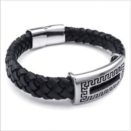 Pulsera De Cuero De Titanio De Calidad Confiable Con Colores Delicados Y Diseño Hábil