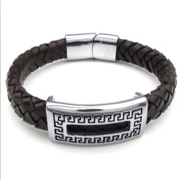 Pulsera De Cuero De Titanio De Calidad Confiable Con Colores Delicados Y Diseño Hábil
