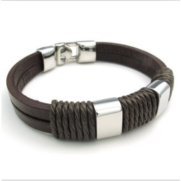 Pulsera De Cuero De Titanio De Calidad Confiable Con Colores Delicados Y Diseño Hábil