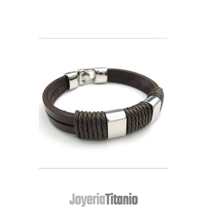 Pulsera De Cuero De Titanio De Calidad Confiable Con Colores Delicados Y Diseño Hábil