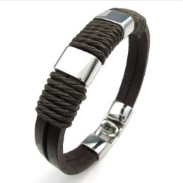 Pulsera De Cuero De Titanio De Calidad Confiable Con Colores Delicados Y Diseño Hábil