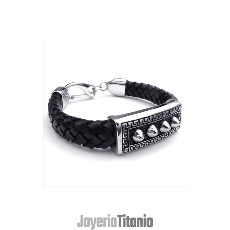 Pulsera De Cuero De Titanio De Calidad Confiable Con Colores Delicados Y Diseño Hábil