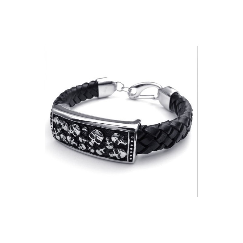 Pulsera De Cuero De Titanio De Calidad Confiable Con Colores Delicados Y Diseño Hábil Pulsera De Cuero De Titanio De Calidad Confiable Con Colores Delicados Y Diseño Hábil