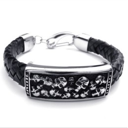 Pulsera De Cuero De Titanio De Calidad Confiable Con Colores Delicados Y Diseño Hábil