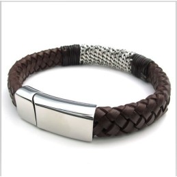 Pulsera De Cuero De Titanio De Calidad Confiable Con Colores Delicados Y Diseño Hábil