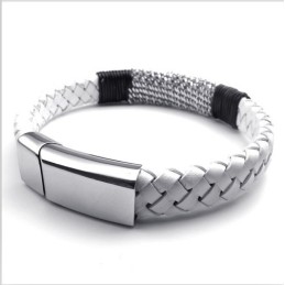 Pulsera De Cuero De Titanio De Calidad Confiable Con Colores Delicados Y Diseño Moderno