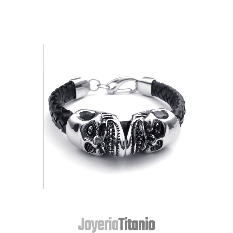 Pulsera De Cuero De Titanio De Calidad Confiable Con Colores Delicados Y Diseño Moderno