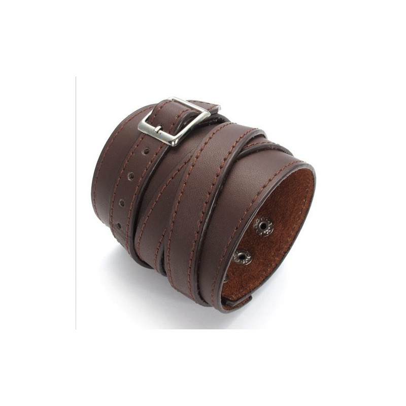 Brazalete De Cuero De Titanio De Calidad Confiable Y Colores Delicados Y Finamente Procesados