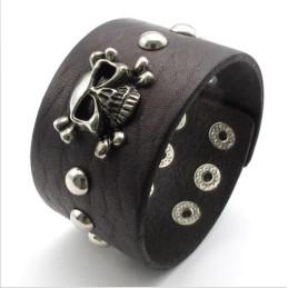 Pulsera De Cuero De Titanio De Calidad Confiable Y Colores Delicados De Fabricación Experta