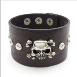 Pulsera De Cuero De Titanio De Calidad Confiable Y Colores Delicados De Fabricación Experta