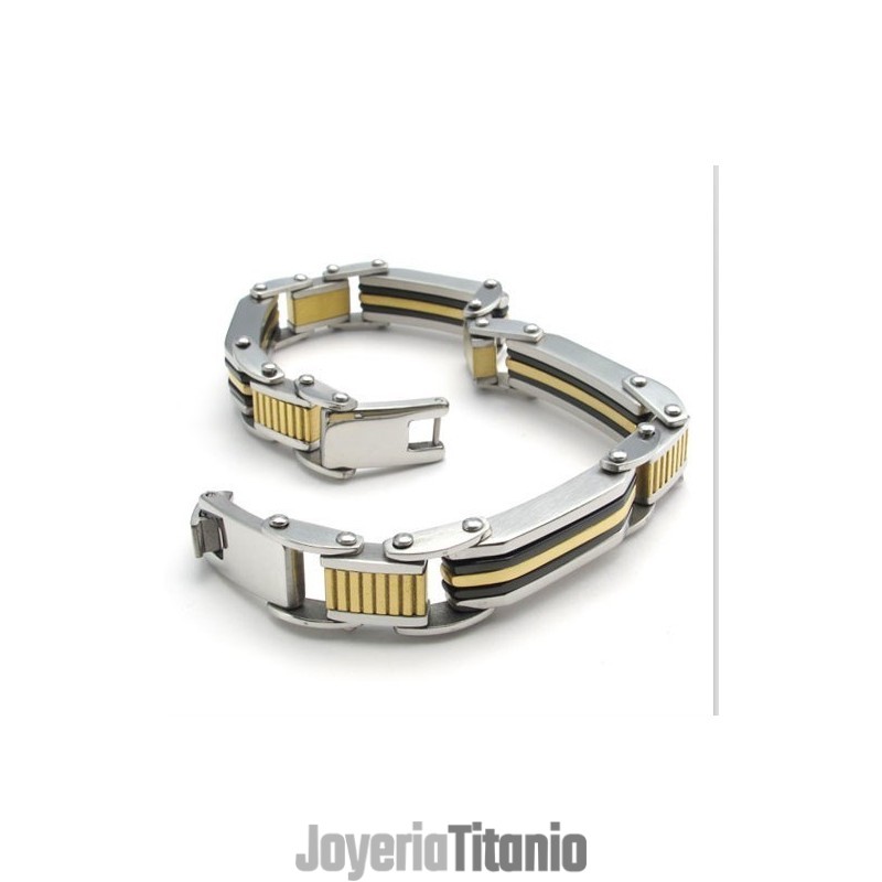 Pulsera De Titanio De Excelente Calidad, Con Un Brillo De Color De Fabricación Hábil
