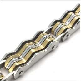 Pulsera De Titanio De Excelente Calidad Con Un Diseño Hábil Y Un Brillo De Color