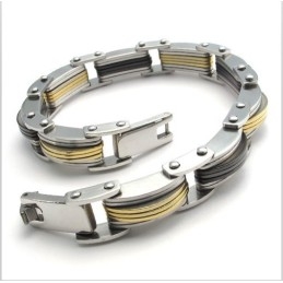 Pulsera De Titanio De Calidad Estable Y Con Un Brillo De Color De Fabricación Experta