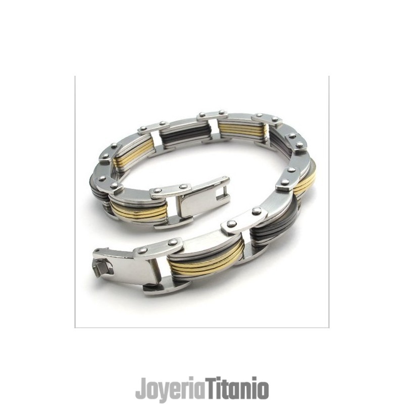 Pulsera De Titanio De Calidad Estable Y Con Un Brillo De Color De Fabricación Experta