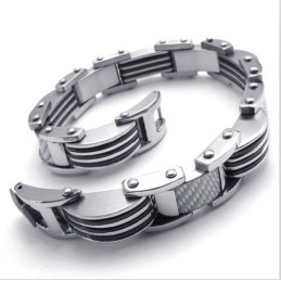 Pulsera De Titanio De Excelente Calidad, Tecnología Sofisticada Y Brillo De Color.