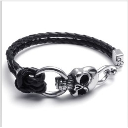 Pulsera De Cuero De Titanio De Calidad Estable Con Colores Delicados Y Diseño Hábil