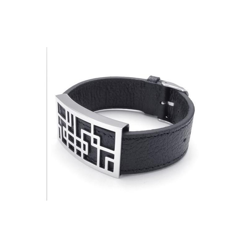 Pulsera De Cuero De Titanio De Calidad Confiable Y Diseño Atractivo En Colores Delicados. Pulsera De Cuero De Titanio De Calidad Confiable Y Diseño Atractivo En Colores Delicados.
