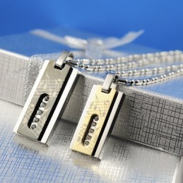 Collares Y Colgantes De Titanio Con Diseño De Corazón Para Amantes De La Moda