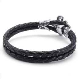 Pulsera De Cuero De Titanio De Excelente Calidad Con Colores Delicados Y Diseño Hábil