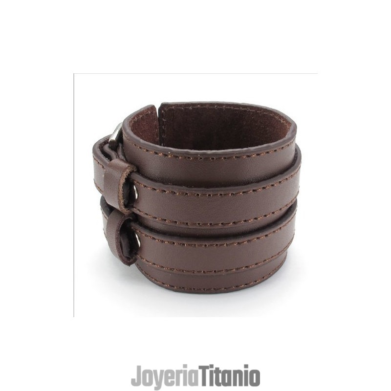 Brazalete De Cuero De Titanio De Excelente Calidad Con Colores Delicados Y Diseño Hábil Brazalete De Cuero De Titanio De Excelente Calidad Con Colores Delicados Y Diseño Hábil