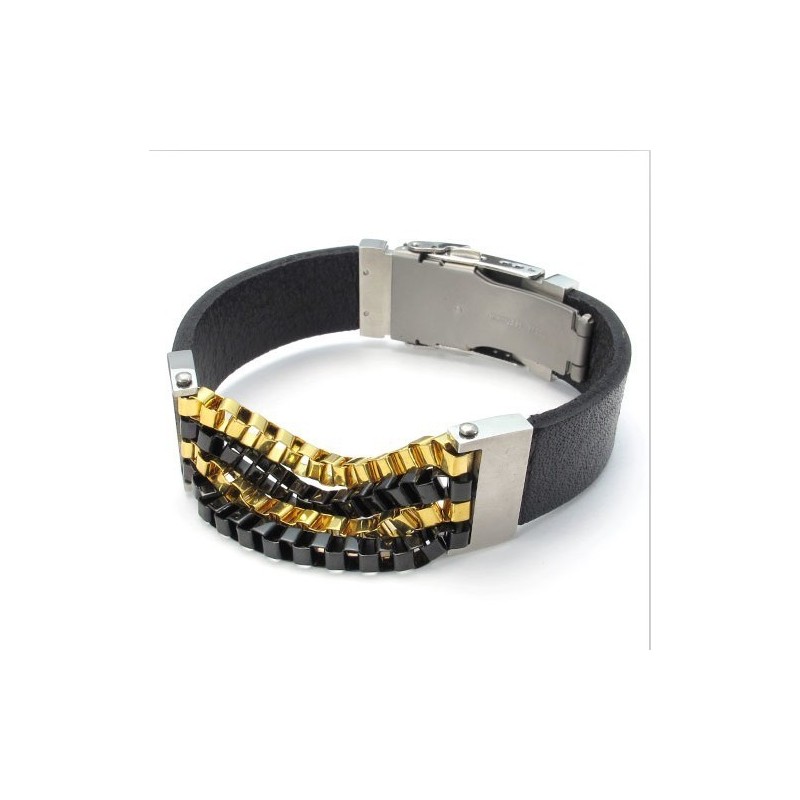 Pulsera De Cuero De Titanio De Excelente Calidad Con Un Diseño Atractivo Y Hermosos Colores. Pulsera De Cuero De Titanio De Excelente Calidad Con Un Diseño Atractivo Y Hermosos Colores.