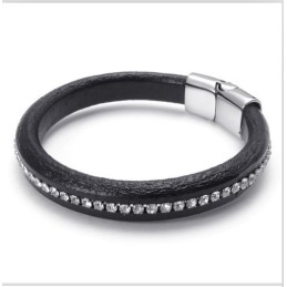 Pulsera De Cuero De Titanio De Calidad Estable Con Colores Delicados Y Diseño Hábil