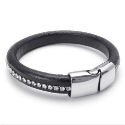 Pulsera De Cuero De Titanio De Calidad Estable Con Colores Delicados Y Diseño Hábil