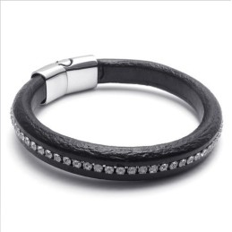 Pulsera De Cuero De Titanio De Calidad Estable Con Colores Delicados Y Diseño Hábil