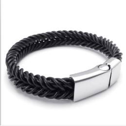 Pulsera De Cuero De Titanio De Calidad Estable Con Colores Delicados Y Diseño Hábil
