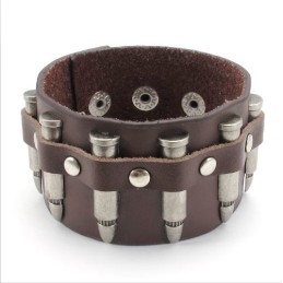 Pulsera De Cuero De Titanio De Calidad Confiable Y Colores Delicados De Fabricación Experta