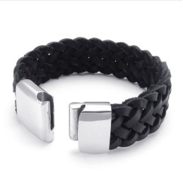 Pulsera De Cuero De Titanio De Calidad Estable Con Colores Delicados Y Diseño Hábil