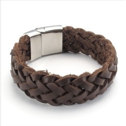 Pulsera De Cuero De Titanio De Calidad Estable Con Colores Delicados Y Diseño Hábil