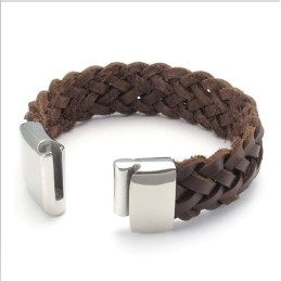Pulsera De Cuero De Titanio De Calidad Estable Con Colores Delicados Y Diseño Hábil