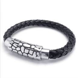 Pulsera De Cuero De Titanio De Calidad Confiable Con Colores Delicados Y Diseño Moderno
