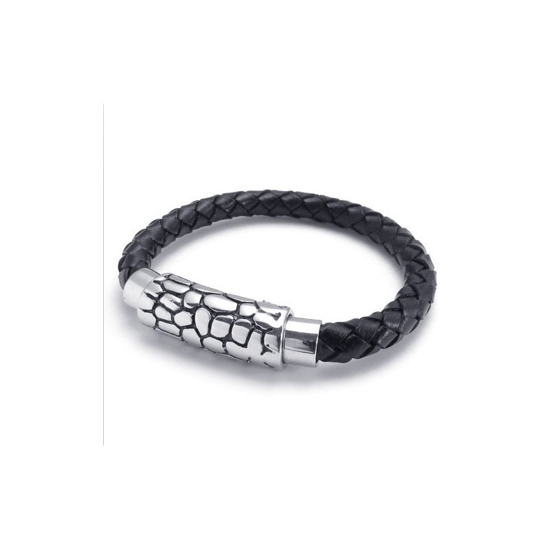 Pulsera De Cuero De Titanio De Calidad Confiable Con Colores Delicados Y Diseño Moderno