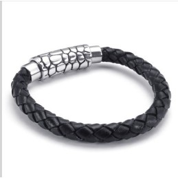 Pulsera De Cuero De Titanio De Calidad Confiable Con Colores Delicados Y Diseño Moderno