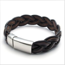 Pulsera De Cuero De Titanio De Calidad Estable Con Colores Delicados Y Diseño Hábil