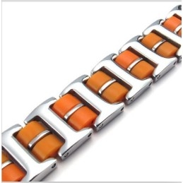 Pulsera De Titanio De Excelente Calidad Y Diseño Atractivo Y Hermosos Colores.