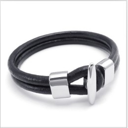 Pulsera De Cuero De Titanio De Calidad Estable Con Colores Delicados Y Diseño Hábil