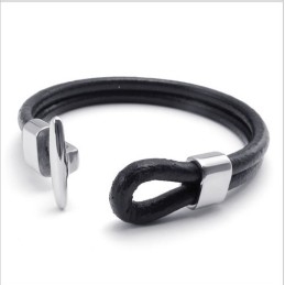 Pulsera De Cuero De Titanio De Calidad Estable Con Colores Delicados Y Diseño Hábil