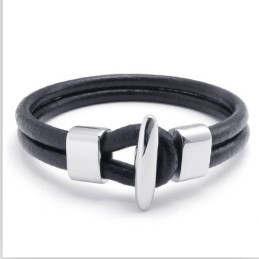 Pulsera De Cuero De Titanio De Calidad Estable Con Colores Delicados Y Diseño Hábil