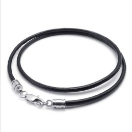 Collar De Cuero De Titanio De Excelente Calidad Con Colores Delicados Y Diseño Hábil