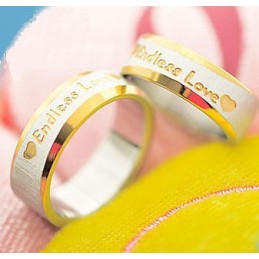 Anillo De Titanio De Amor Infinito