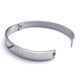 Brazalete De Titanio De Excelente Calidad Con Un Diseño Hábil Y Un Brillo De Color.